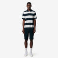 LAYO-MID JERSEY YARN DYED - Polos - Polo - Homme - White-Blue Depth