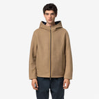CLAUDEL WOOL BONDED DOUBLE - Vestes - Milieu - Homme - Beige Khaki-Blue Depth