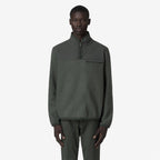 FLEURY WOOL NYLON MIX - Polaire - Pull-over - Homme - GREEN BLACKISH -Blue Airforce