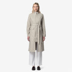 HORIEN NATURAL BLEND - Vestes - Long - Femme - BEIGE LT COMBO-BEIGE LT