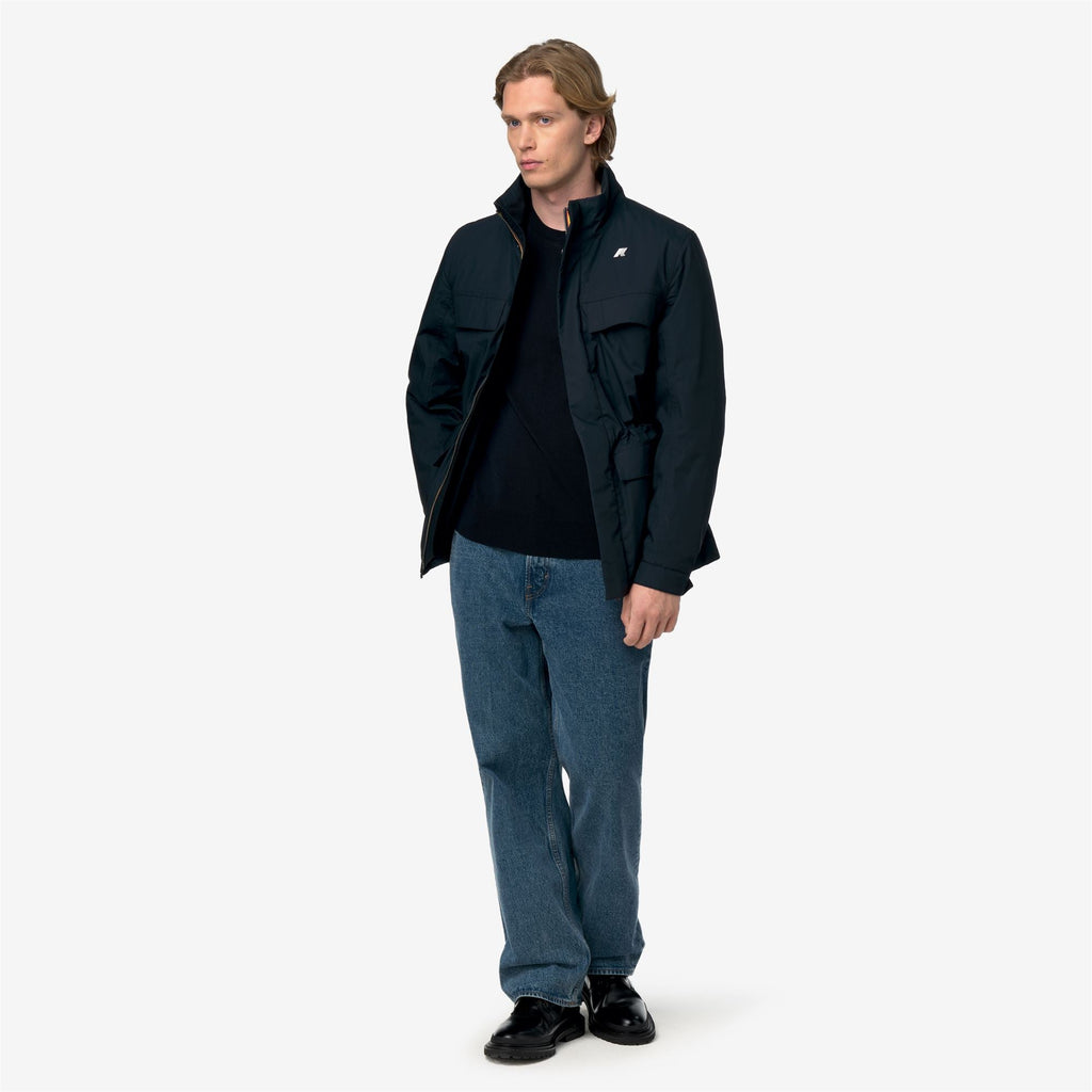 MANUENE WARM MICRO CANVAS - Vestes - Milieu - Homme - Blue Depth
