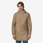 THOMAS WARM MICRO CANVAS - Vestes - Long - Homme - Beige Khaki