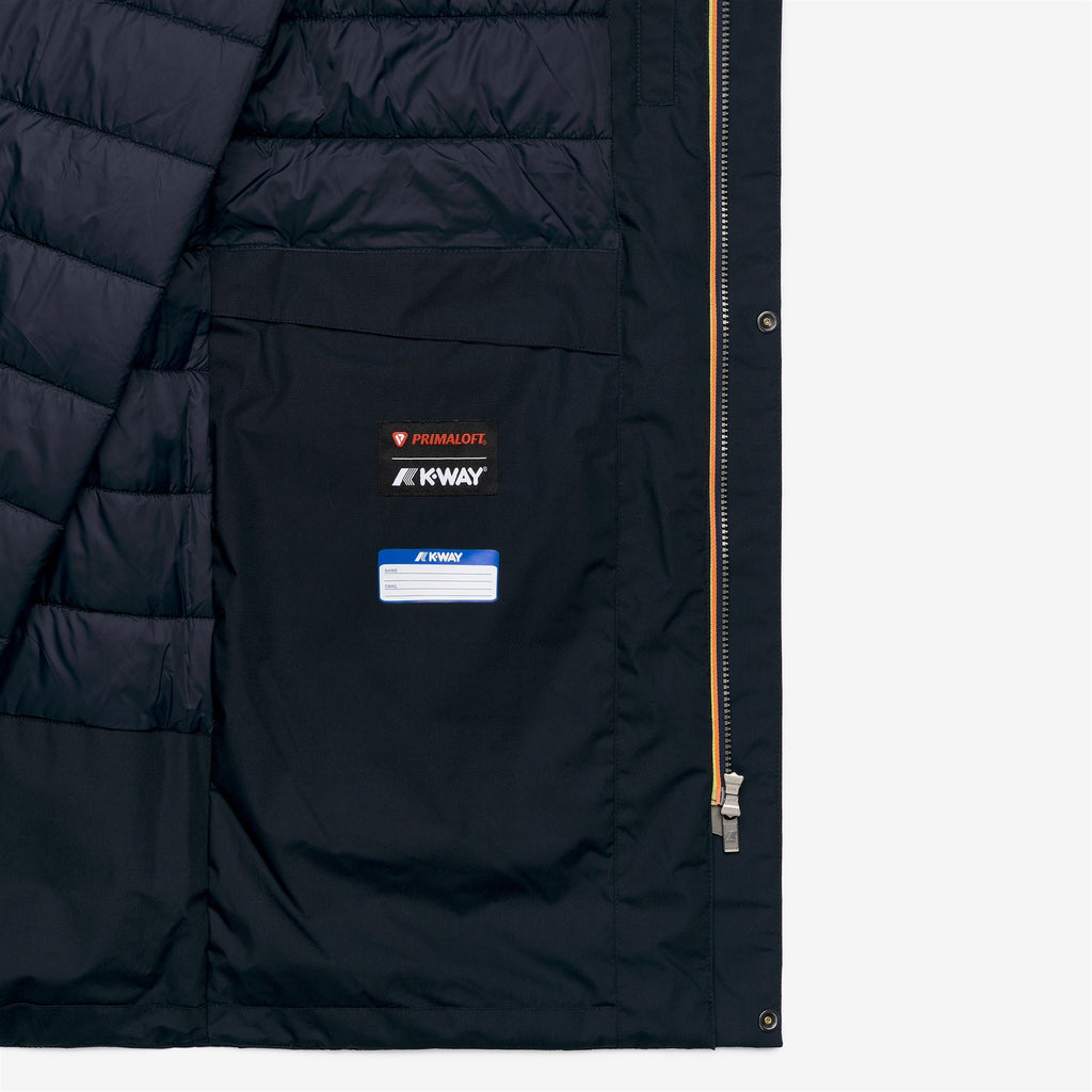 THOMAS WARM MICRO CANVAS - Vestes - Long - Homme - Blue Depth