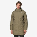 THOMAS WARM MICRO CANVAS - Vestes - Long - Homme - Green Army