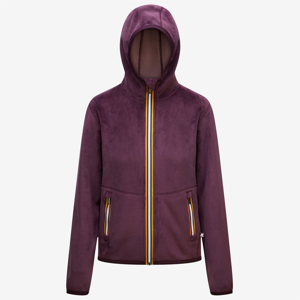 LILY VELOUR POLAR DOUBLE - Polaire - Veste - Femme - Violet P-Violet D