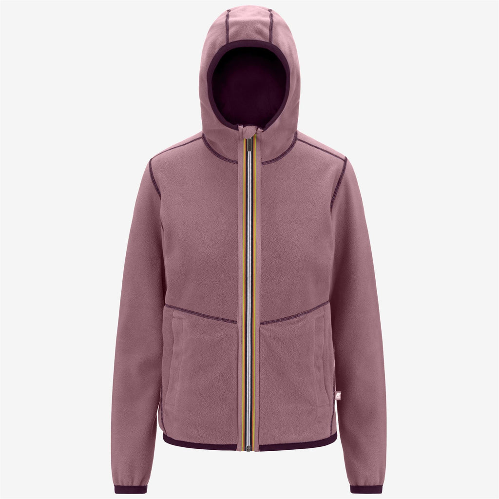LILY VELOUR POLAR DOUBLE - Polaire - Veste - Femme - Violet P-Violet D