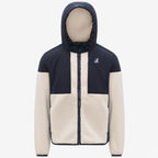 SAMSON 4.0 ORSETTO - Polaire - Sweat à capuche zippé intégral - Unisexe - Blue Depth-Ecru