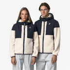 SAMSON 4.0 ORSETTO - Polaire - Sweat à capuche zippé intégral - Unisexe - Blue Depth-Ecru