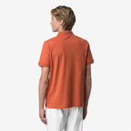 AMEDEE PIQUE SLIM - Polos - Polo - Homme - Orange Brownish