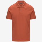 AMEDEE PIQUE SLIM - Polos - Polo - Homme - Orange Brownish
