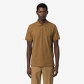 AMEDEE PIQUE SLIM - Polos - Polo - Homme - Brown Bistre
