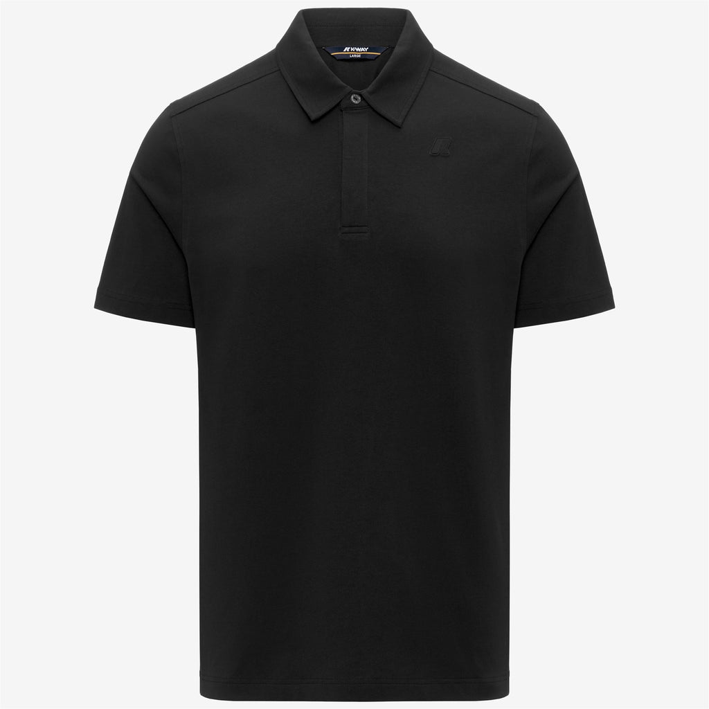 VIGGO LT STRETCH JERSEY SLIM - Polos - Polo - Homme - Black Pure-Black Pure