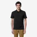 VIGGO LT STRETCH JERSEY SLIM - Polos - Polo - Homme - Black Pure-Black Pure