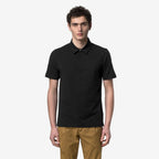 VIGGO LT STRETCH JERSEY SLIM - Polos - Polo - Homme - Black Pure-Black Pure