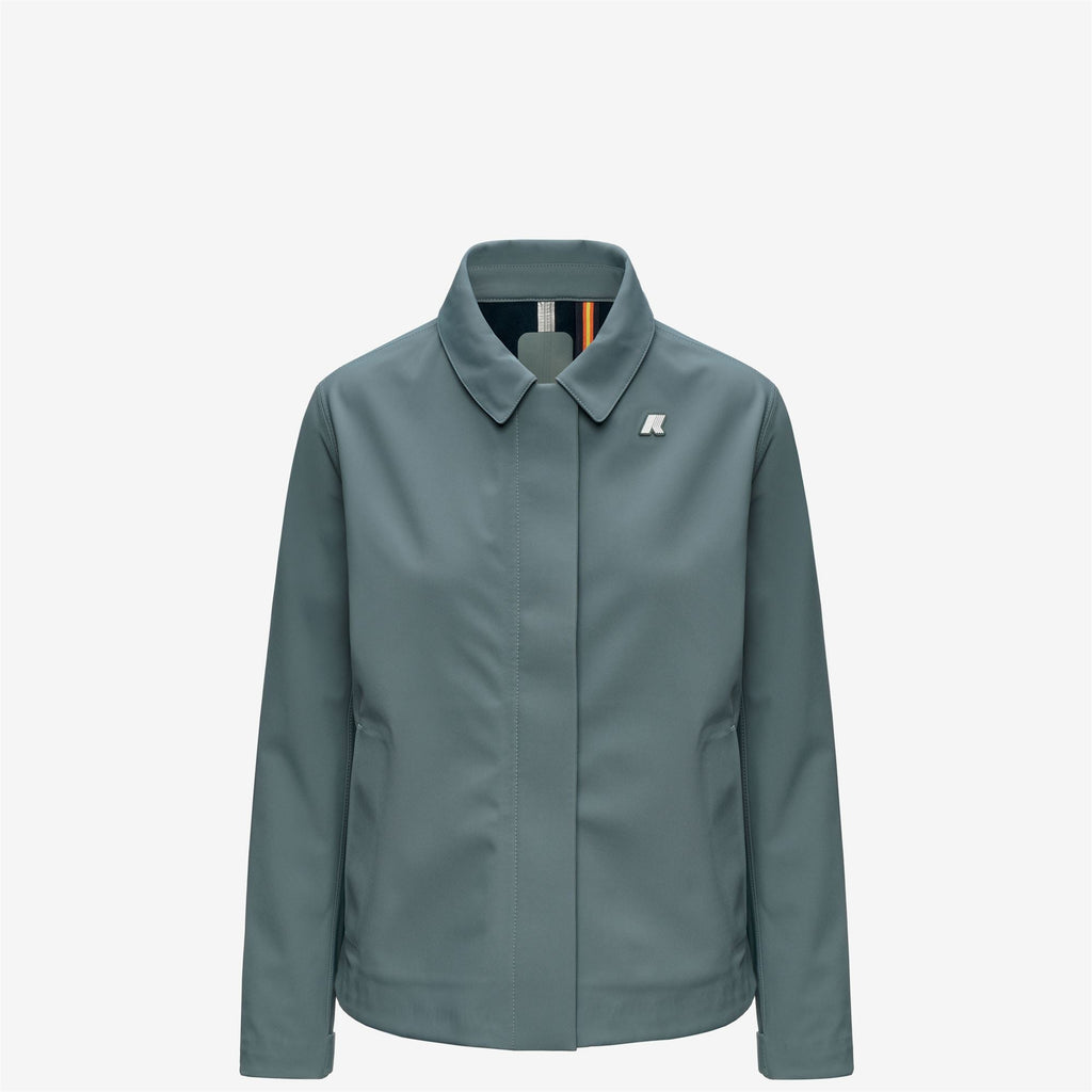BLEIZOU BONDED - Vestes - Milieu - Femme - Green Balsam-Blue Depth