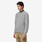 SEBASTIEN FLEECE STITCH - Maille - Pull-over - Homme - Grey Md