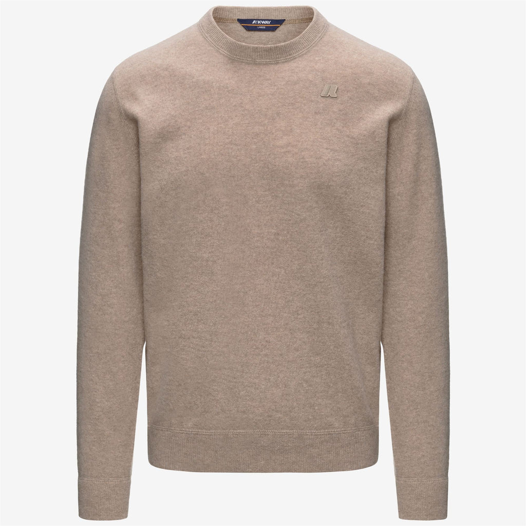 SEBASTIEN FLEECE STITCH - Maille - Pull-over - Homme - Beige Plaza