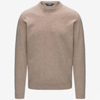 SEBASTIEN FLEECE STITCH - Maille - Pull-over - Homme - Beige Plaza