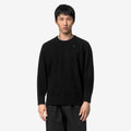 SEBASTIEN FLEECE STITCH - Maille - Pull-over - Homme - Black Pure