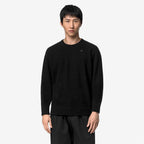 SEBASTIEN FLEECE STITCH - Maille - Pull-over - Homme - Black Pure