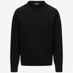 SEBASTIEN FLEECE STITCH - Maille - Pull-over - Homme - Black Pure