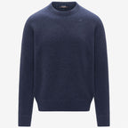 SEBASTIEN FLEECE STITCH - Maille - Pull-over - Homme - Blue Dusty