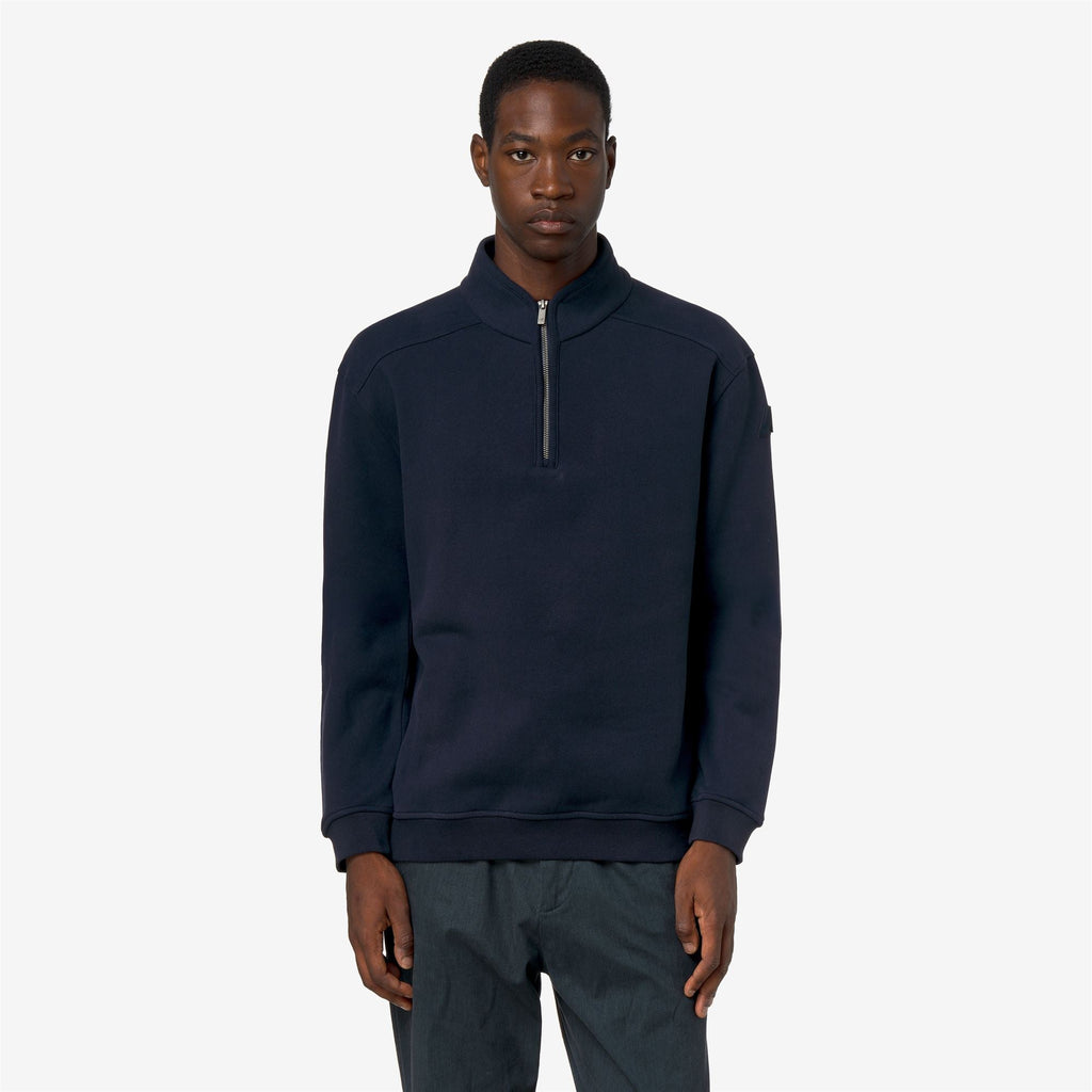 AUBIE COTTON CASHMERE - Polaire - Pull - Homme - Blue Depth
