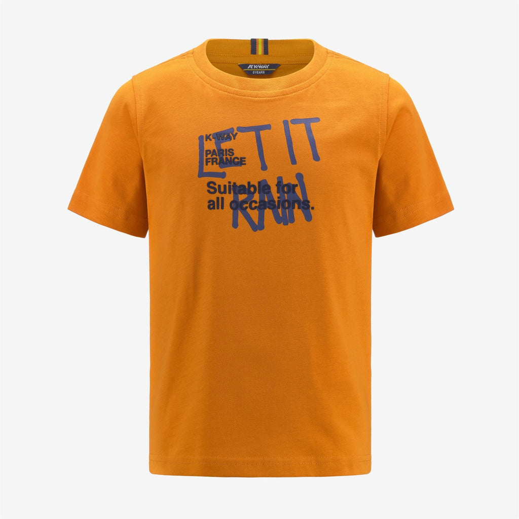 P. ODOM LET IT RAIN - T-shirts et hauts - T-shirt - Garçon - Orange Md