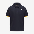 P. VINCENT PIQUE - Polos - Polo - Garçon - Blue Depth
