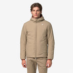 JACK ST WARM DOUBLE - Vestes - Court - Homme - Red Dk Chili-Beige Khaki