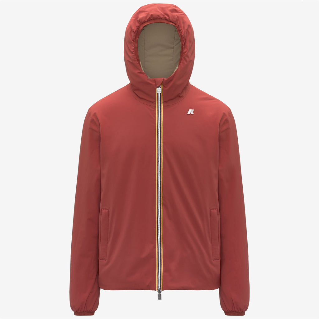 JACK ST WARM DOUBLE - Vestes - Court - Homme - Red Dk Chili-Beige Khaki