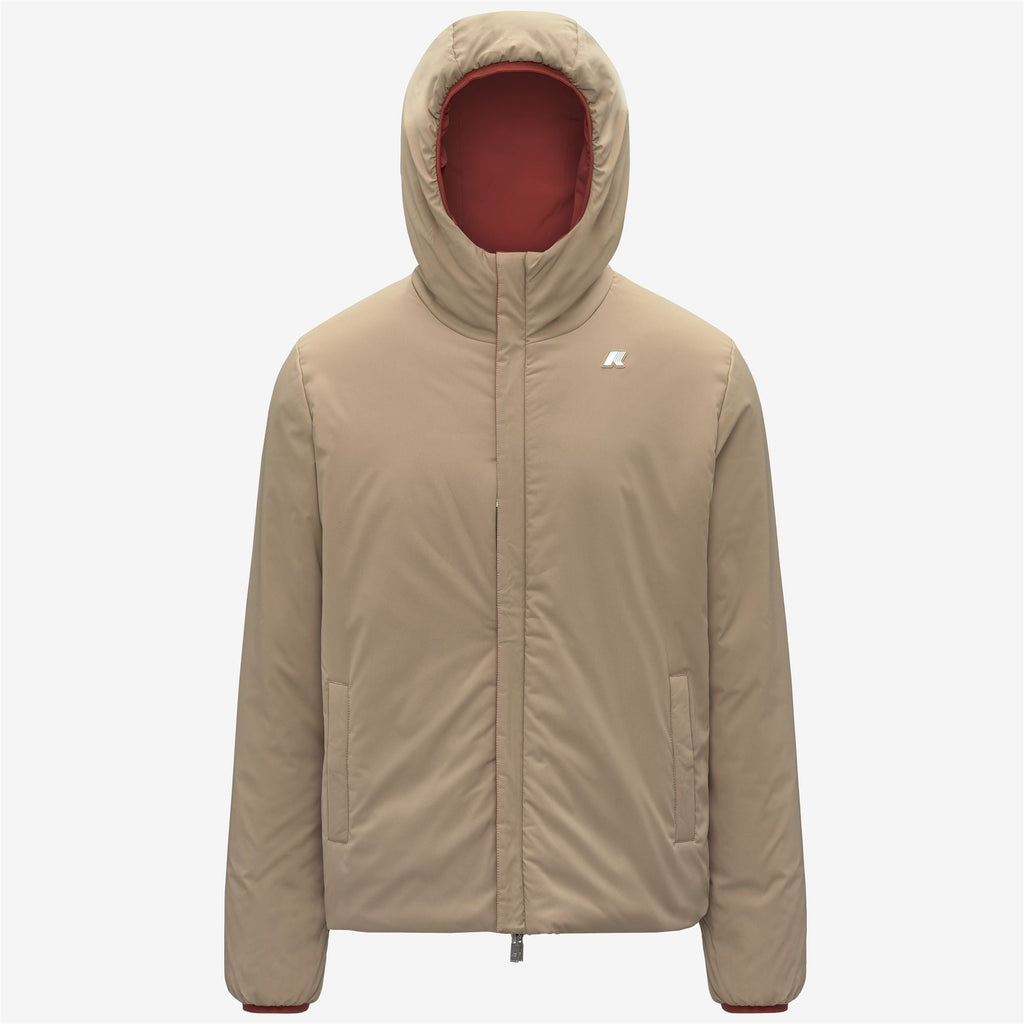 JACK ST WARM DOUBLE - Vestes - Court - Homme - Red Dk Chili-Beige Khaki