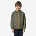 P. JAKE PLUS.2 DOUBLE - Vestes - Court - Garçon - GREEN-LIME JACQUARD-Green Lichen-Green Dk Lime