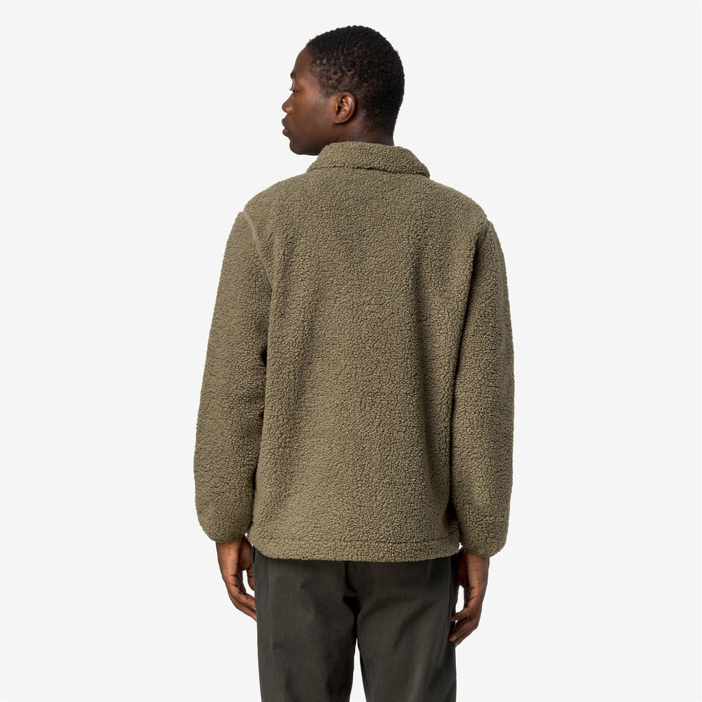 CAMERON SHERPA POLAR - Polaire - Veste - Homme - Green Army-Green Army