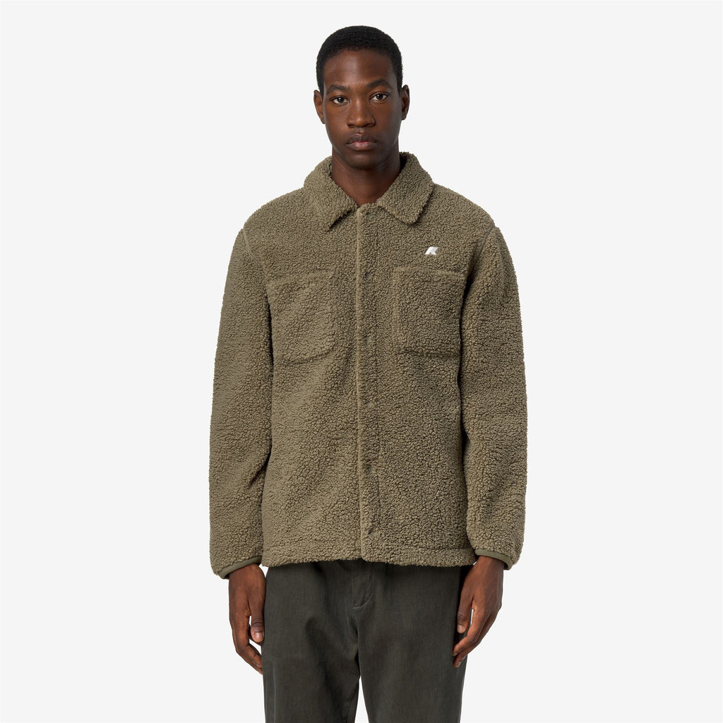 CAMERON SHERPA POLAR - Polaire - Veste - Homme - Green Army-Green Army