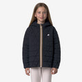 P. MADLAINE DIAMOND QUILTED WARM - Vestes - Court - Fille - Blue Depth