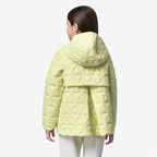 P. MADLAINE DIAMOND QUILTED WARM - Vestes - Court - Fille - Yellow Lime