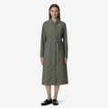 BARBRA STRETCH 2L - Vestes - Long - Femme - Green Lichen