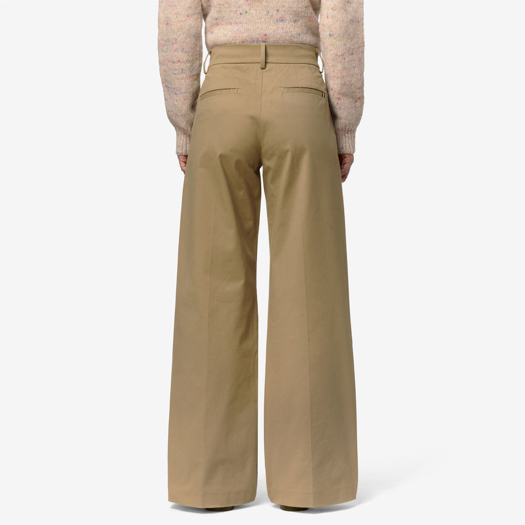 TYANNE TWILL TECH PEACH - Pantalon - Chino - Femme - Beige Khaki