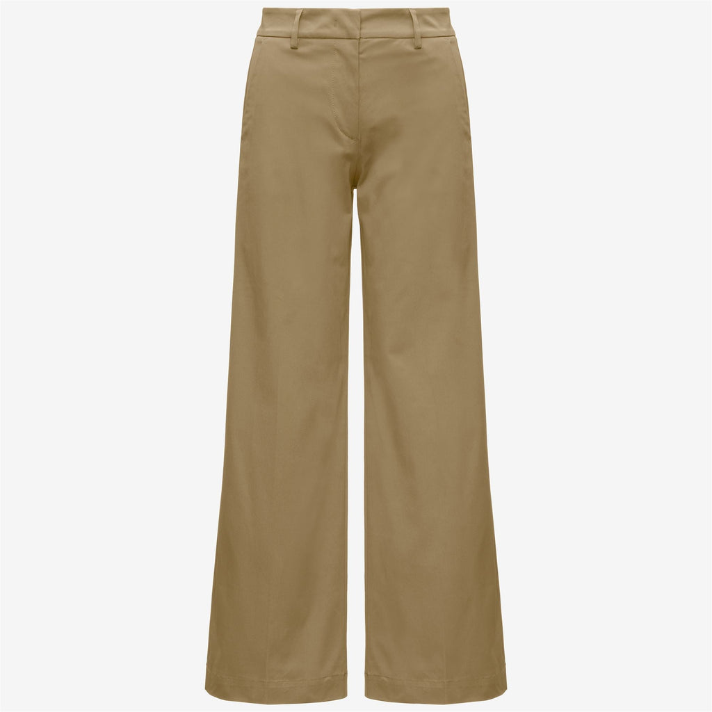 TYANNE TWILL TECH PEACH - Pantalon - Chino - Femme - Beige Khaki