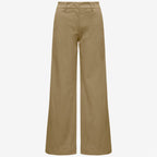 TYANNE TWILL TECH PEACH - Pantalon - Chino - Femme - Beige Khaki
