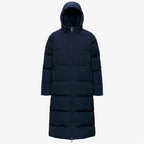 DINA SHINY NYLON FUR - Vestes - Long - Femme - Blue Depth
