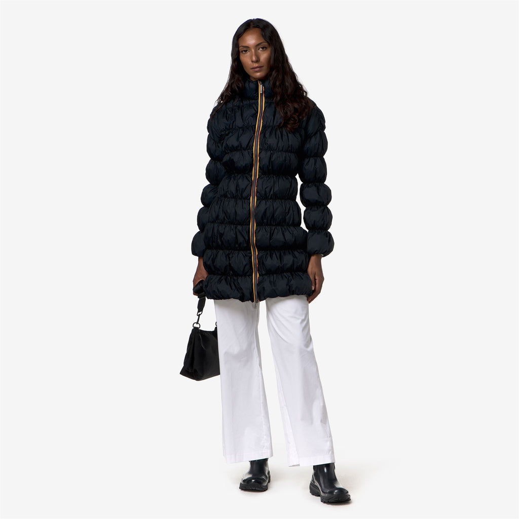 JIN MAXI RUFFLES - Vestes - Long - Femme - Blue Depth