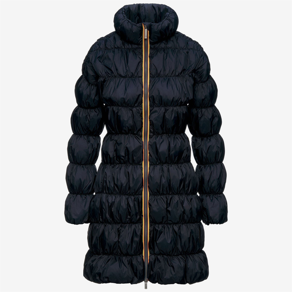 JIN MAXI RUFFLES - Vestes - Long - Femme - Blue Depth