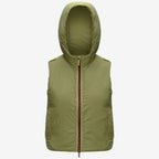 LANA WOOL NYLON - Vestes - Long - Femme - Blue Depth-Green Gold