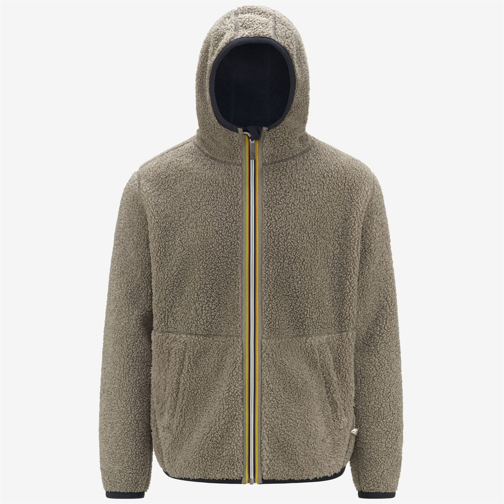 JACK SHERPA POLAR DOUBLE - Polaire - Veste - Homme - Blue Depth-Beige Taupe