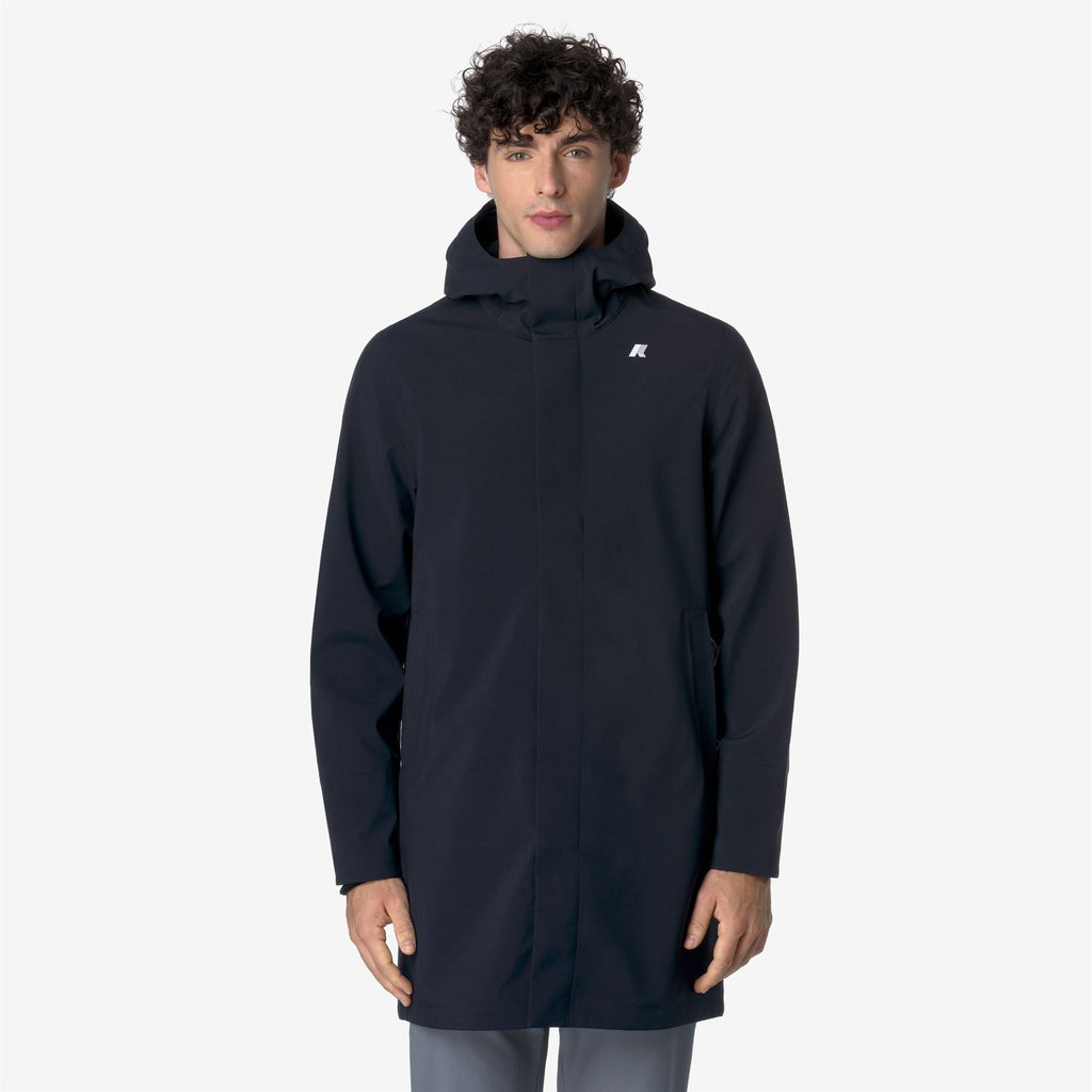 THOMAS BONDED - Vestes - Long - Homme - Blue Depth-Blue Depth-Blue Depth