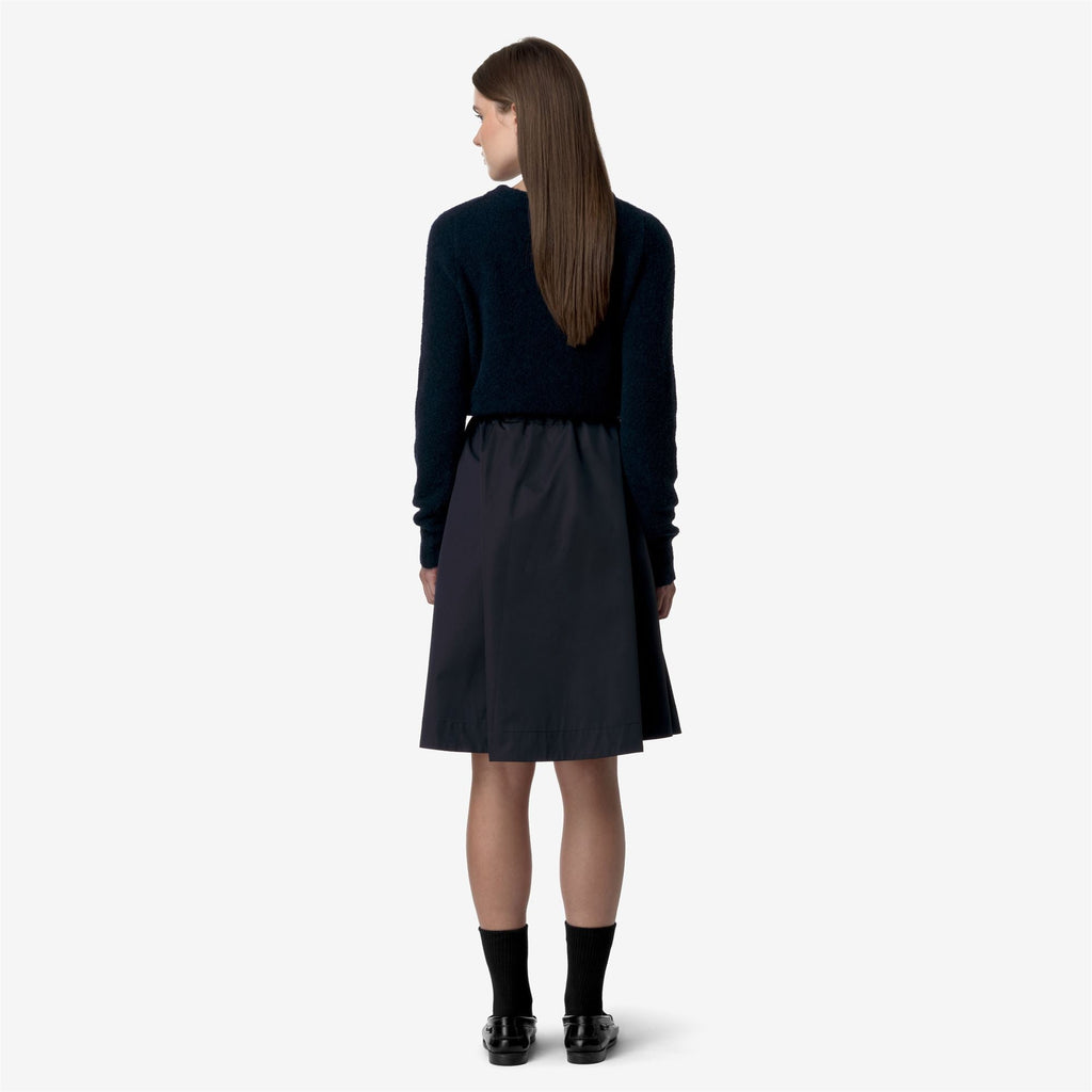 GAELA SATIN - Jupes - Longuette - Femme - Blue Depth