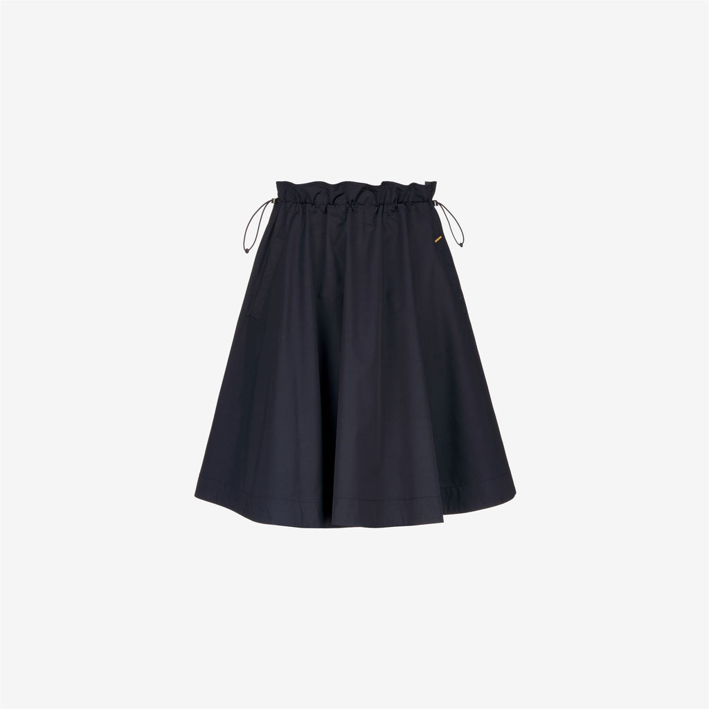 GAELA SATIN - Jupes - Longuette - Femme - Blue Depth