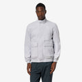 HERVE BONDED - Vestes - Court - Homme - Grey Ash-Blue Depth